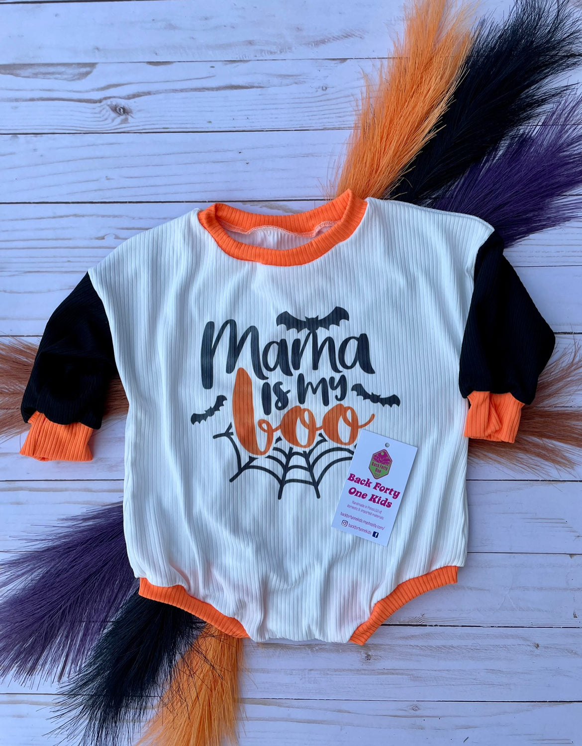 Mama is My Boo Sweater Romper